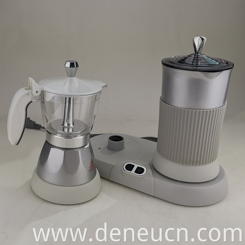 New design Colorful espresso coffee maker & milk froth Cappuccinoset coffee machine 4cups& 8cups